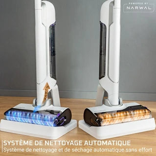 Aspirateur laveur Rowenta sans fil X-Clean 10 GZ7035WO Blanc