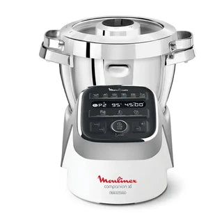 Robot cuiseur multifonctions Moulinex 3l 1550w silver HF807E10
