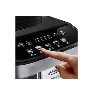 Combiné expresso cafetière Delonghi De'Longhi Magnifica Evo ECAM290.61.SB - Machine à café automatique avec mousseur à lait - 15 bar - argent/noir