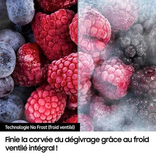 Réfrigérateur congélateur en bas Samsung RB34C600EWW