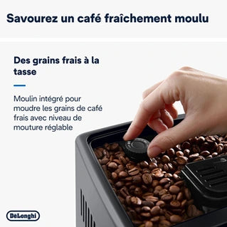 Machine à café à grain Delonghi FEB3895.TB Dinamica plus Titanium