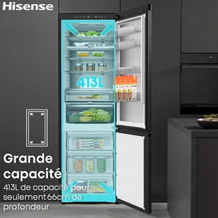 Réfrigérateur congélateur en bas Hisense RB5P410SACC