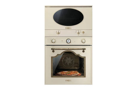 Micro-ondes mono-fonction Smeg MP822NPO Beige