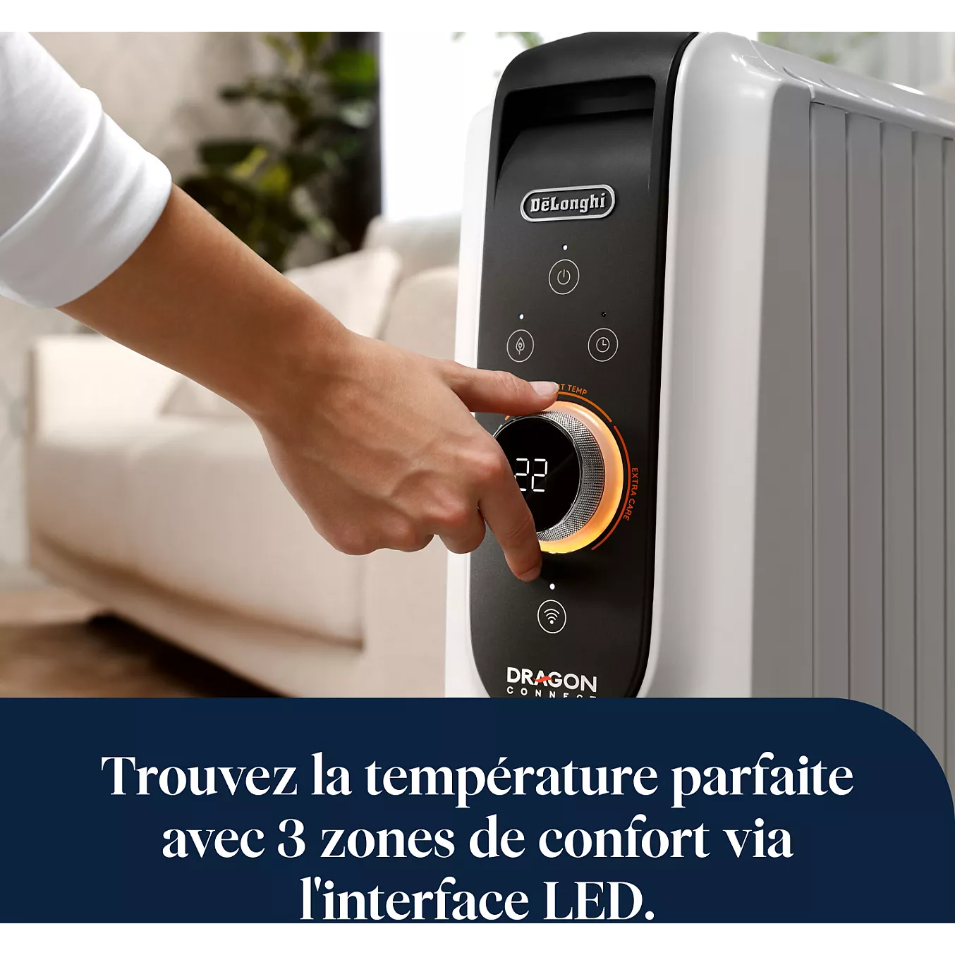 Chauffage Bain d'huile DELONGHI TRD51025 WIFI