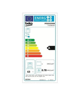 Piano de cuisson Beko gaz 159l 7 feux noir pf335325db
