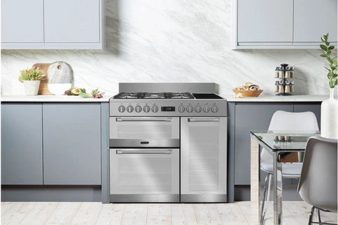Piano de cuisson Leisure CUISINEMASTER PRO 100CM GAZ ET VITRO INOX - PR100F560X