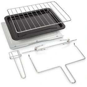 Mini-four encastrable Princess 01.112751.01.001 avec réglage manuel de la température, fonction minuteur, avec convection, filaire 32 l