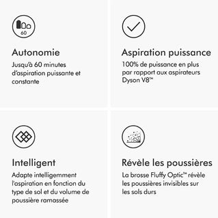 Aspirateur balai Dyson V15 DETECT ABSOLUTE