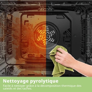 Four encastrable Comfee Four encastrable noir multifonction 72 L CBO65P80E0-BK