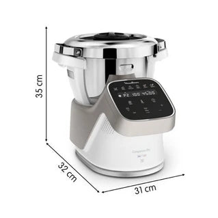 Robot cuiseur Moulinex Companion Pro YY5286FG avec balance intégrée + cuiseur vapeur