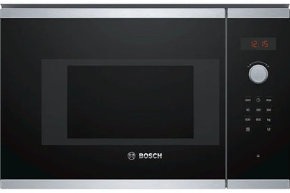 Micro-ondes mono-fonction Bosch BFL523MS0 Serie 4 Noir acier inoxydable