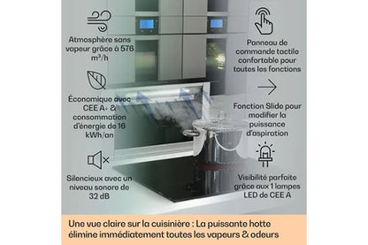Hotte aspirante  escamotable KLARSTEIN 60 cm