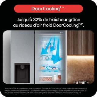 Réfrigérateur congélateur en bas Lg GBV22NCDPY
