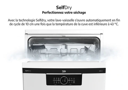 Lave-vaisselle pose libre Beko BDFN26440WP