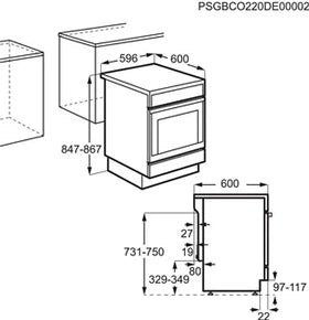Cuisinière induction Aeg CIS6699BPW