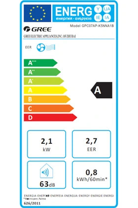 Climatiseur mobile Gree AOVIA 7F Blanc