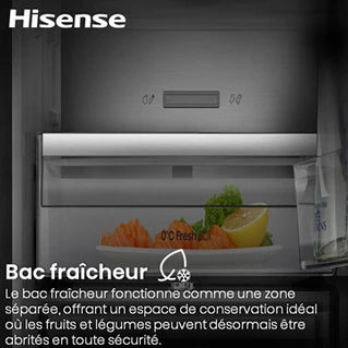 Réfrigérateur congélateur en bas Hisense RB5P410SACC