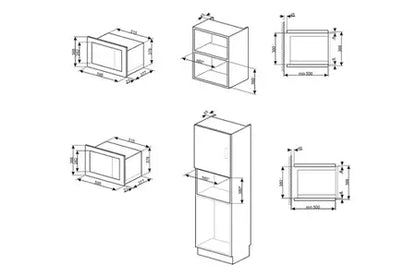 Micro-ondes + Gril Smeg FMI325X