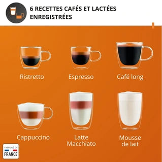 Machine à café à grain Krups Sensation Lait EA912HF1 Gris anthracite + kit entretien
