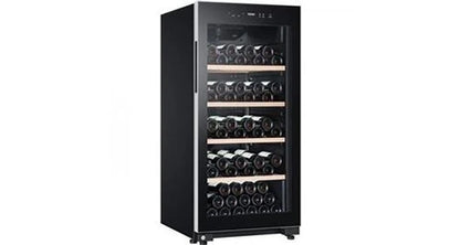 Cave a vin de service Haier hws116gae - - pose libre - 116 bouteilles h126. 5 x l59,5 cm - noir