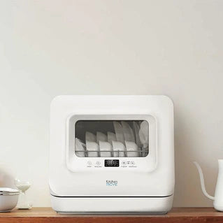 Lave-vaisselle pose libre Kitchen Move Mini compact WASHCLEAN Blanc Plastique 7.5L