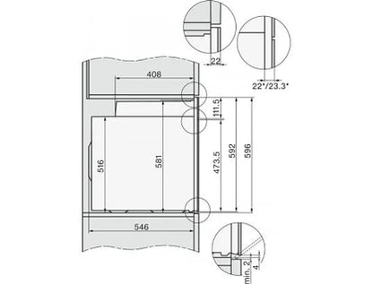 Four encastrable Miele H 7164 BP