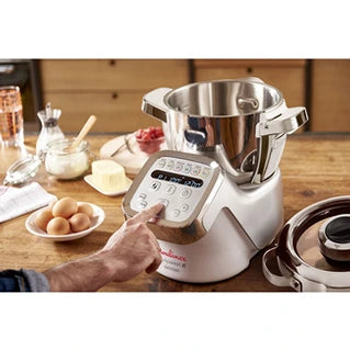 Robot cuiseur multifonctions Moulinex 3l 1550w silver HF807E10