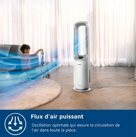 Purificateur Philips 2 en 1 Série 7000 AMF765/10 Blanc