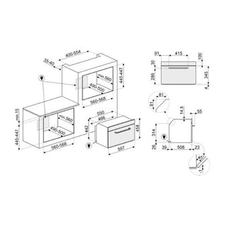 Four encastrable Smeg SO4902M1P