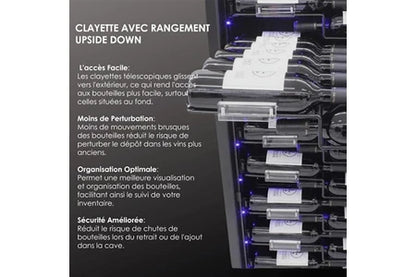 Cave de service Le Cépage  AGCS155VN1ZPRO 157 bouteilles 1 zone 438 litres
