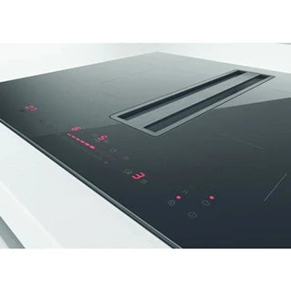 Plaque de cuisson avec hotte intégrée Turboair Plaque a induction aspirante - Impulso - BL/A/60 - 4 feux - 60,2 x 51,7 cm - Noir