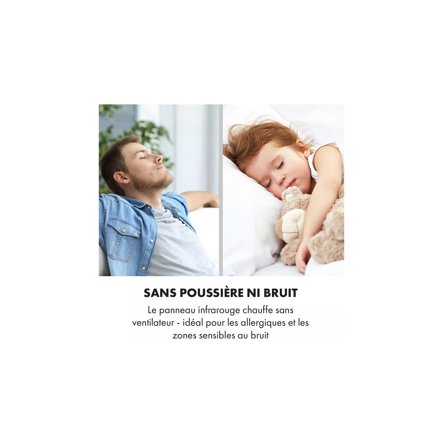 Chauffage infrarouge KLARSTEIN Wonderwall Air Art Smart 120cm