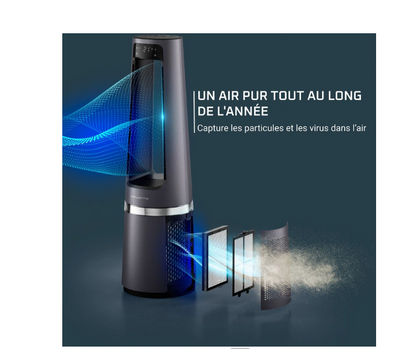 Purificateur Rowenta ECLIPSE 3 EN 1 CONNECT PURIFICATEUR INTELLIGENT QU5072F0