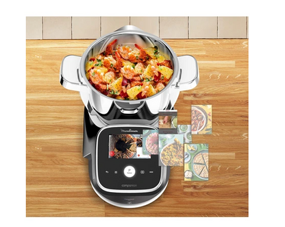 Robot cuiseur Moulinex I-Companion Touch Pro 18 Modes, 4,5 L HF93ECF0