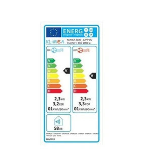 Climatiseur fixe Klimea Climatiseur fixe 12 HP inverter 3,1 kW