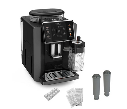 Machine à café à grain Krups Sensation Lait EA912HF1 Gris anthracite + kit entretien