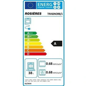 Combiné four lave-vaisselle Rosieres TRV60NORB/1 - TRIO 3 EN 1