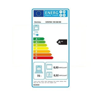 Four encastrable Electrolux Four intégrable multifonction 72l 60cm pyrolyse EOF6P46V1