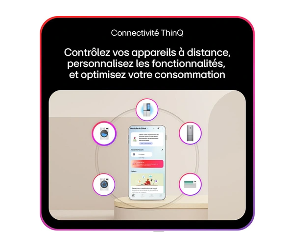 Réfrigérateur congélateur en bas Lg GBBS322CEV