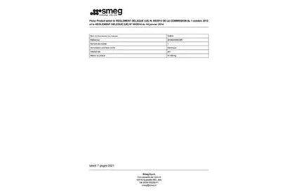 Micro-ondes combiné Smeg SF4604WMCNR