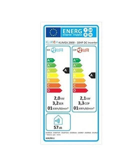 Climatiseur fixe Klimea reversible monobloc 2.6kW horizontale - : KLIMEA 10 HP