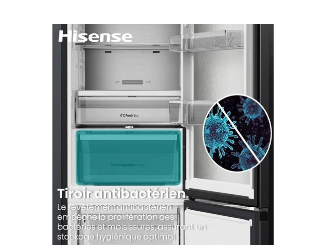 Réfrigérateur congélateur en bas Hisense RB5P410SACC