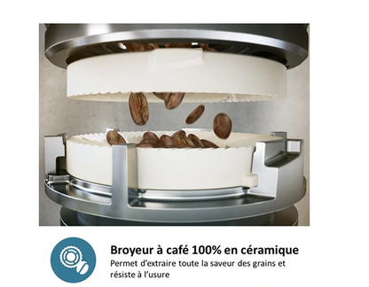 Machine à café à grain Philips EP5547/90 machine automatique Série 5500 - LatteGo