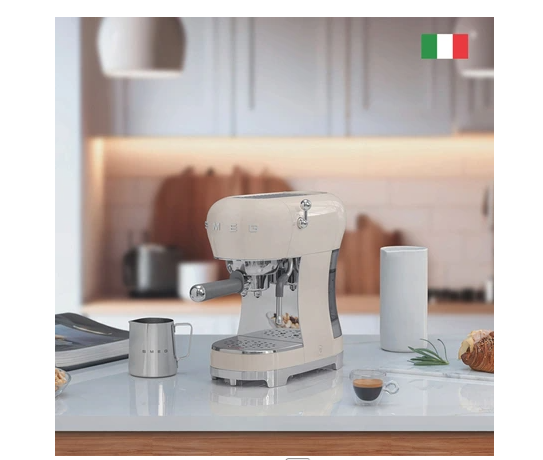 Machine à expresso Smeg ECF02CREU Crème