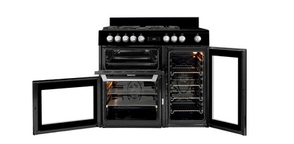 Piano de cuisson Leisure CUISINEMASTER PRO 100cm gaz et vitro Noir - PR100F560K