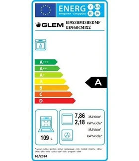 Piano de cuisson Glem GE960CMIX2 largeur : 90 cm - profondeur : 60 cm - hauteur : 91 cm