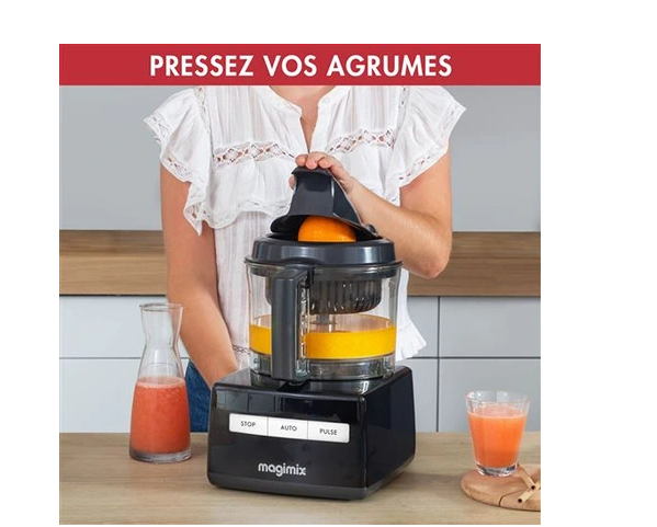 Robot multifonction Magimix CS5200 XL 18584F 1100 W Noir