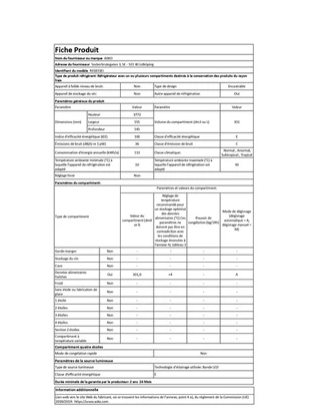 Réfrigérateur 1 porte Asko R31831EI - Encastrable 177cm