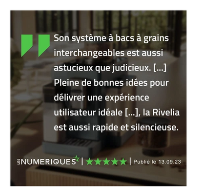 Machine à café à grain Delonghi FEB4435.B RIVELIA NOIR