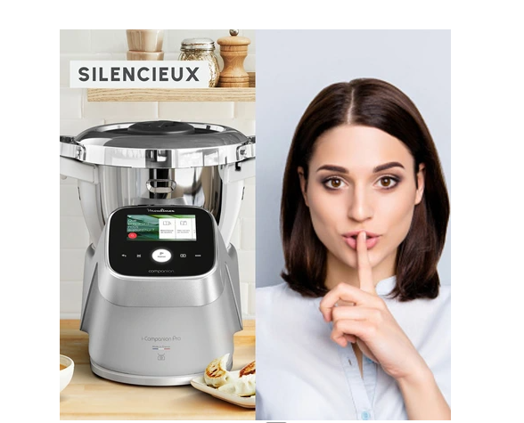 Robot cuiseur Moulinex I-Companion Touch Pro 18 Modes, 4,5 L HF93ECF0